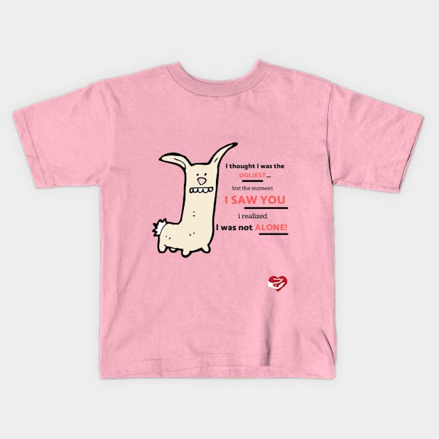 Ugly Dog Kids T-Shirt by Friendipets